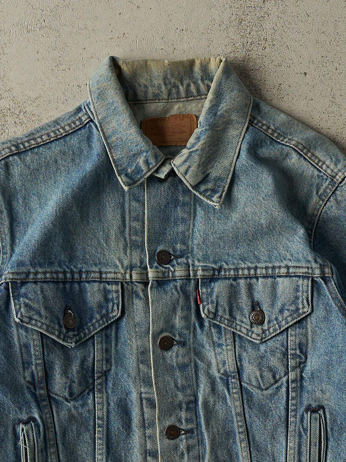 Vintage 90s Light Wash Levi's Denim Jacket (S)