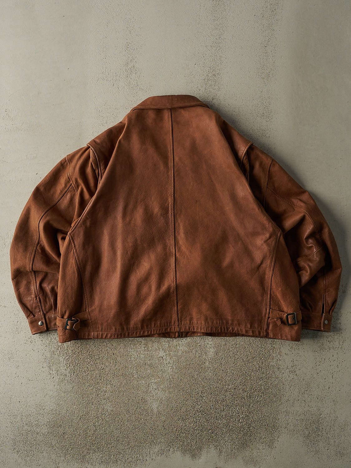 Vintage 90s Brown Suede Leather Jacket (XXL)