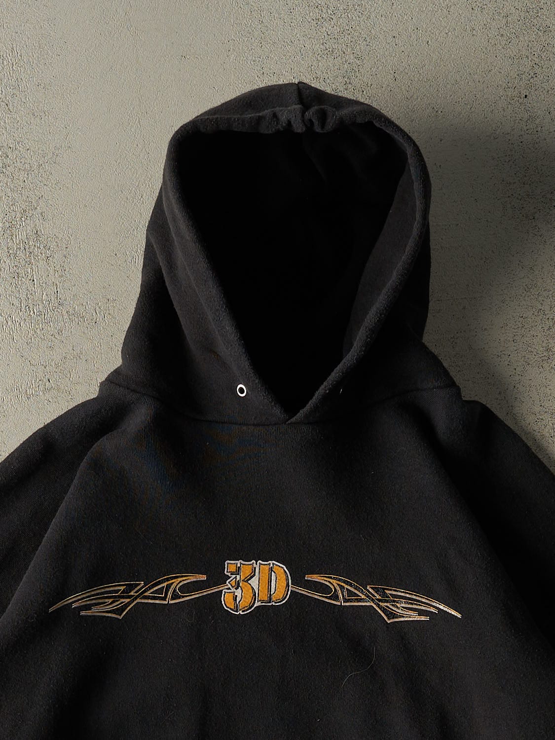 Vintage Y2K Black Sea Doo 3D Logo Hoodie (L/XL)