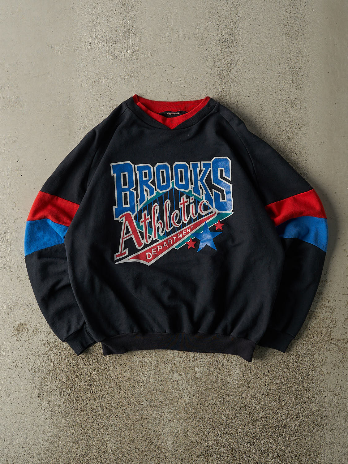Vintage 90s Black Brooks Athletic Crewneck (M/L)