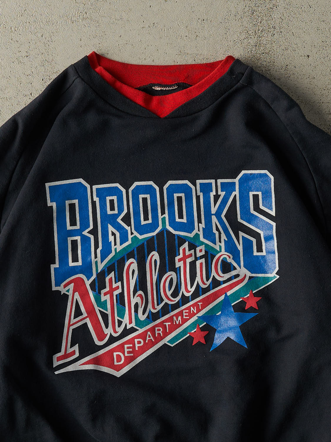 Vintage 90s Black Brooks Athletic Crewneck (M/L)