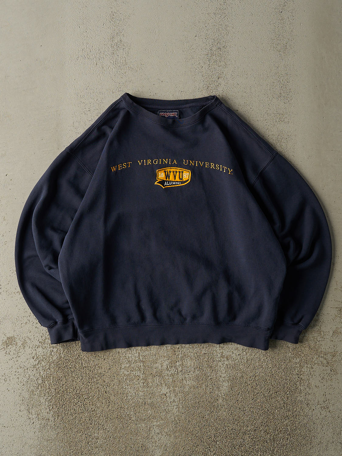 Vintage 90s Navy Blue West Virginia University Crewneck (M/L)
