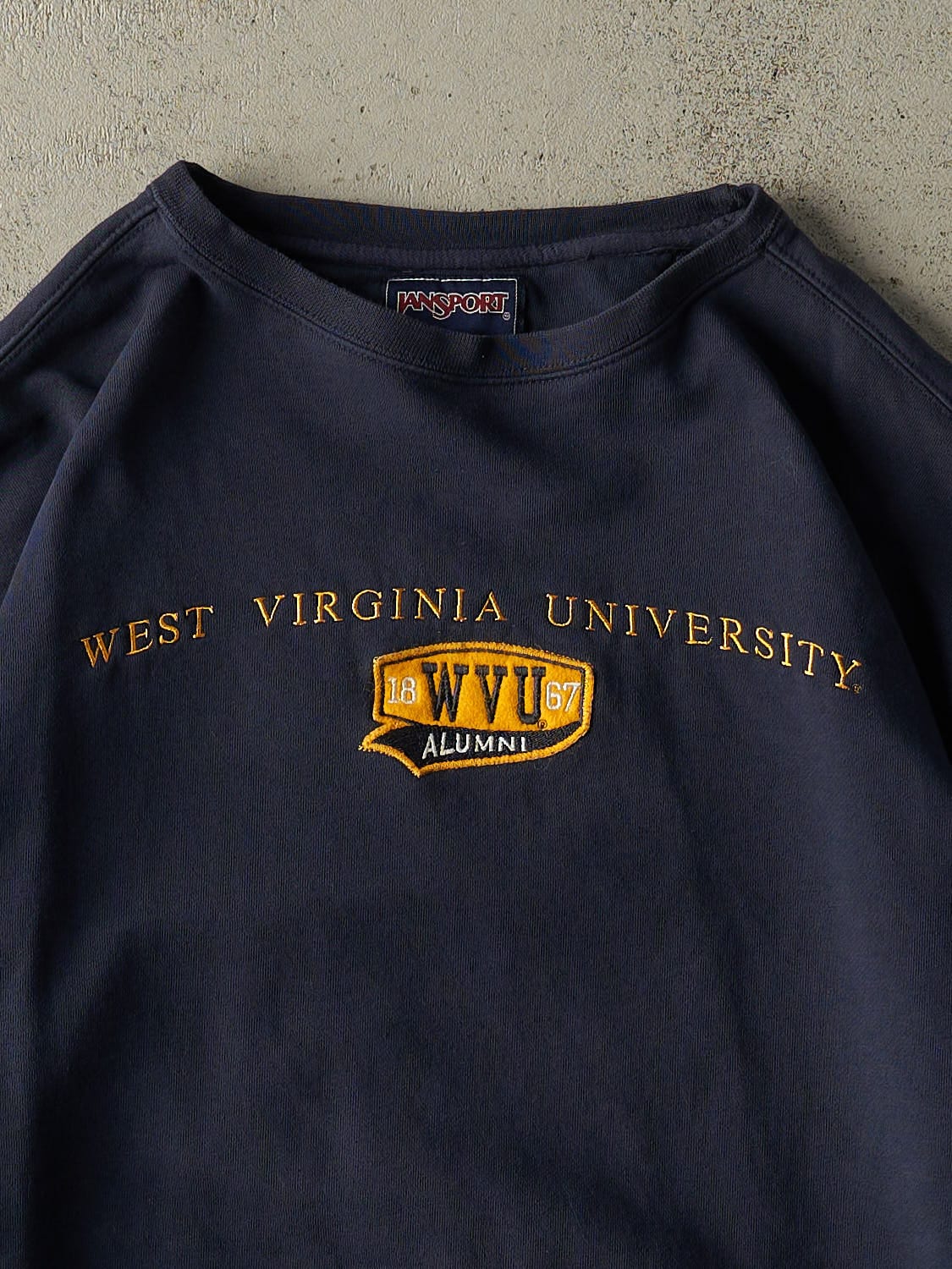 Vintage 90s Navy Blue West Virginia University Crewneck (M/L)