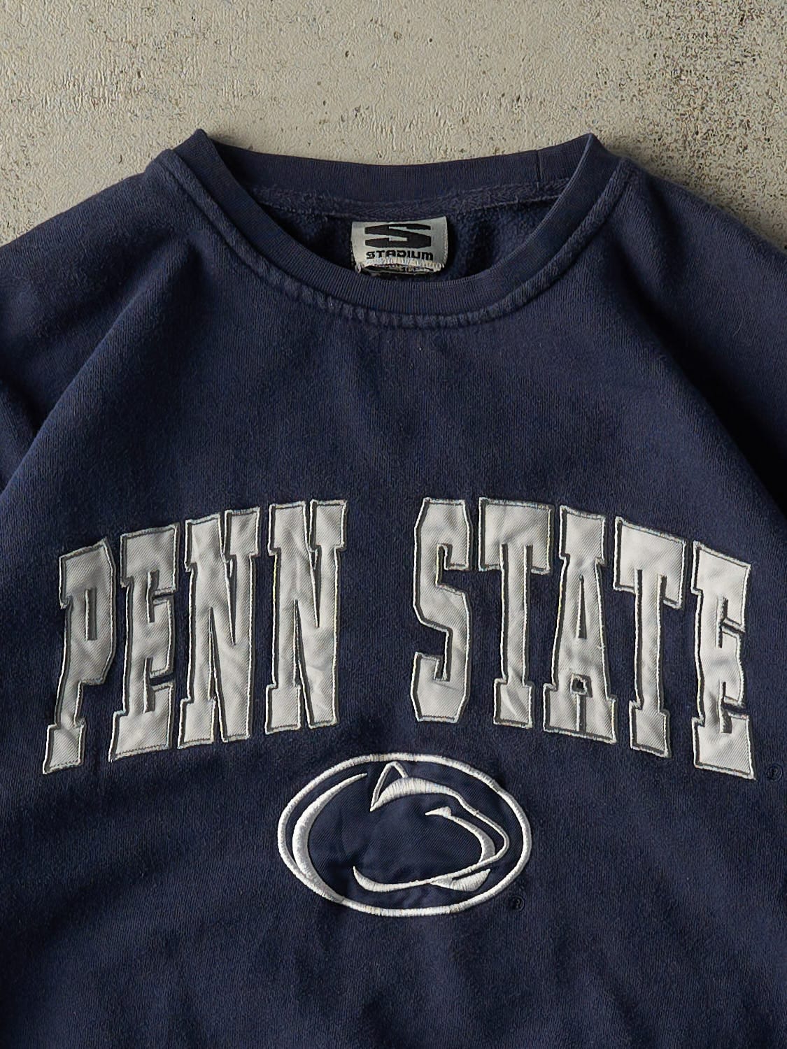 Vintage 90s Navy Blue Penn State University Crewneck (S/M)