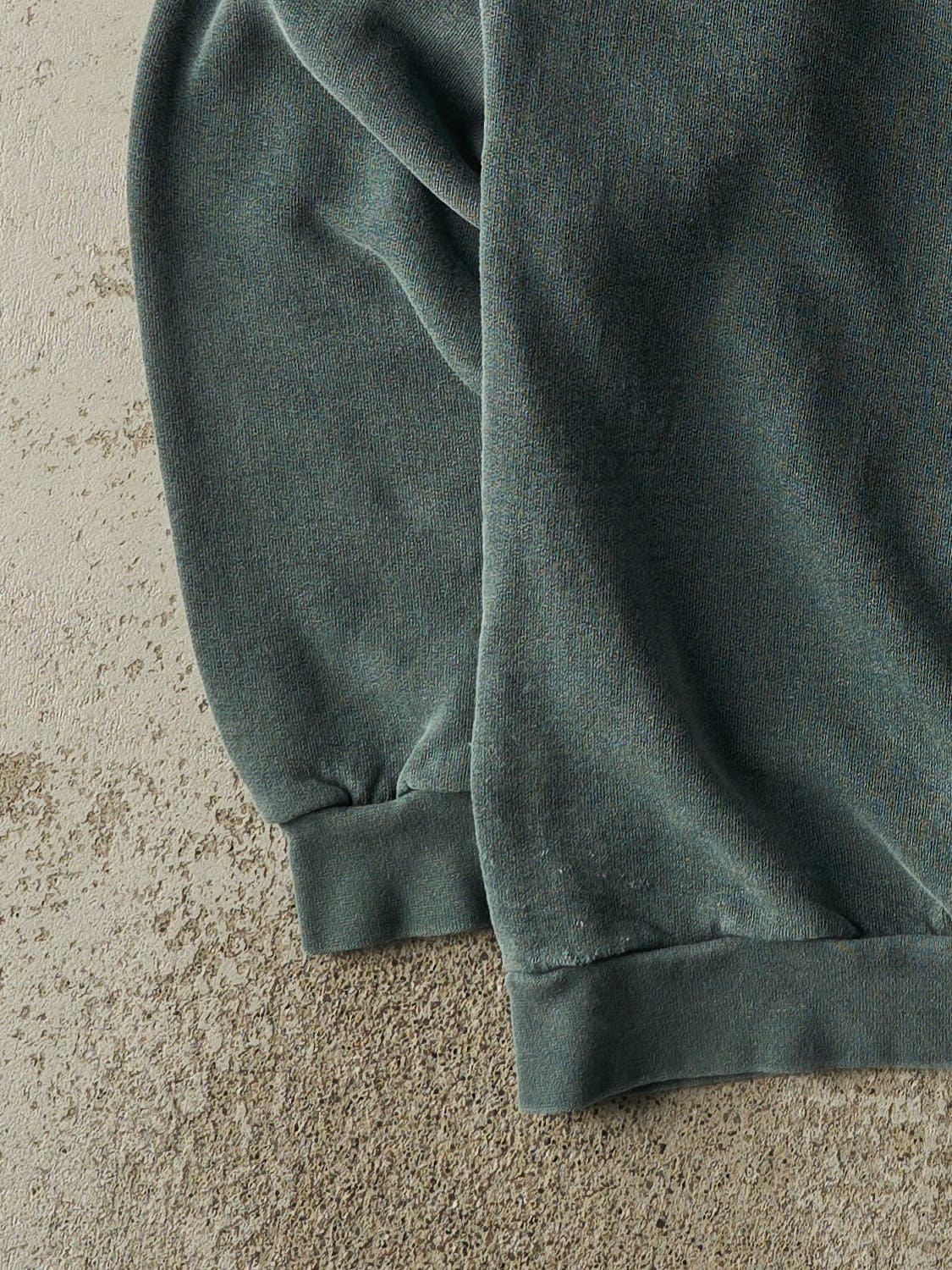 Vintage 90s Washed Green RCYC Embroidered Crewneck (XL/XXL)
