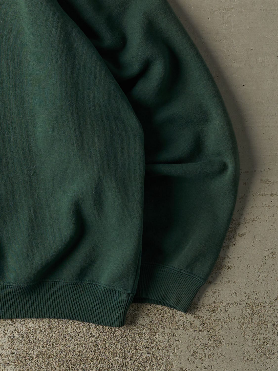 Vintage 90s Green Reebok Quarter Zip Pullover (L/XL)