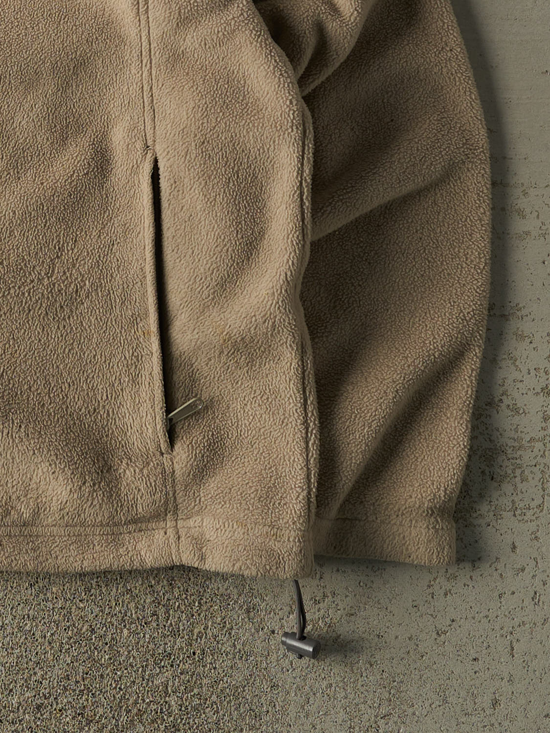 Vintage 90s Beige Columbia Zip Up Fleece (L/XL)