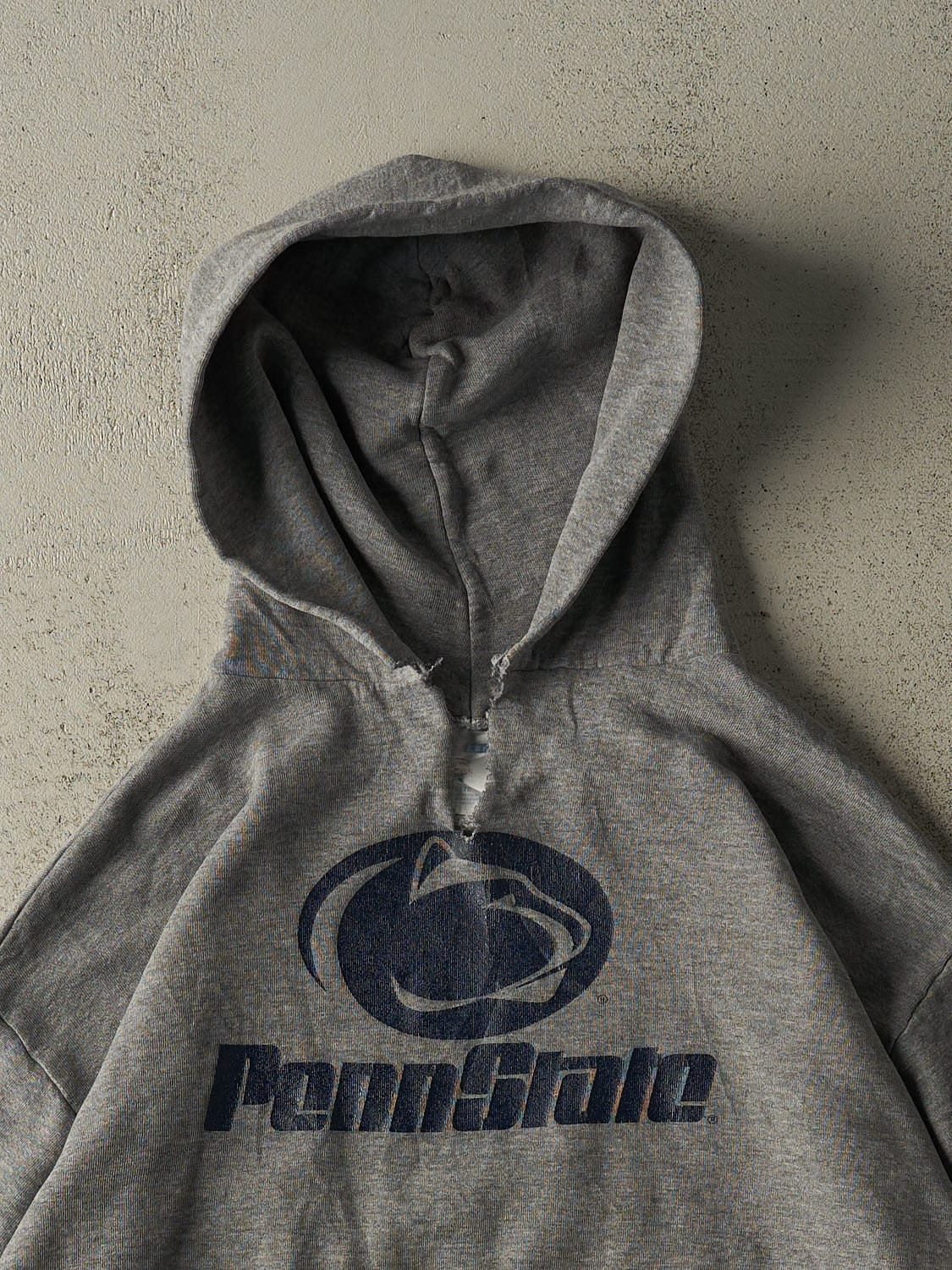 Vintage 90s Grey Penn State Hoodie (L/XL)