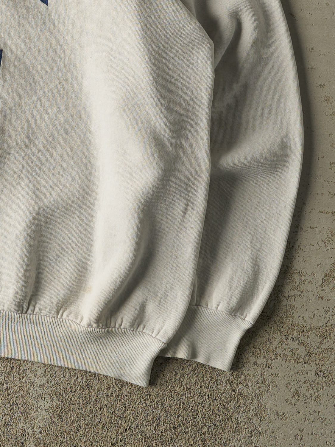 Vintage 80s White Mulligan State University Crewneck (M/L)