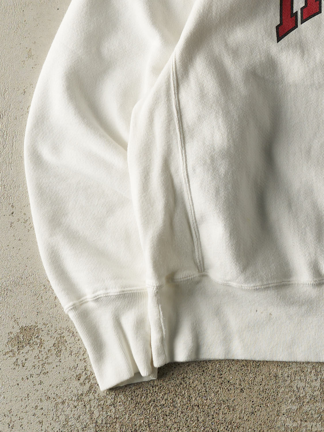 Vintage 90s White Indiana University Champion Crewneck (L/XL)