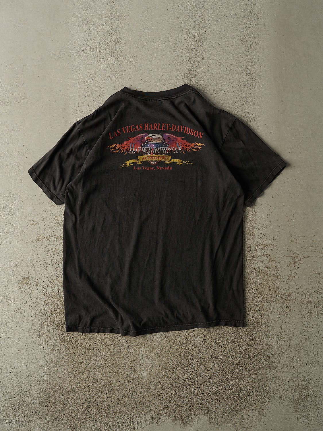 Vintage 99' Black Harley Davidson Pocket Tee (XL/XXL)