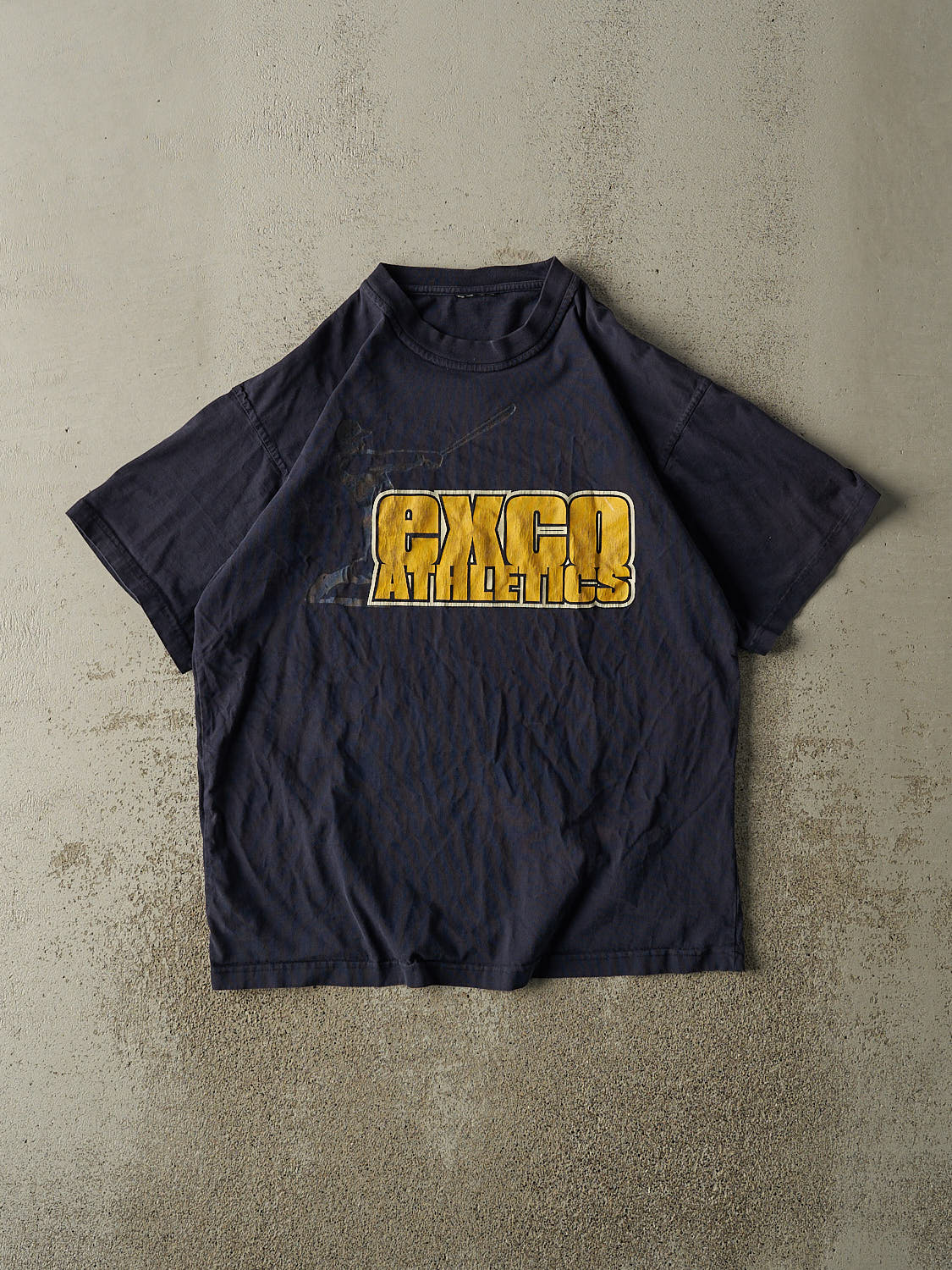 Vintage 90s Navy Blue Exco Athletics Tee (L)