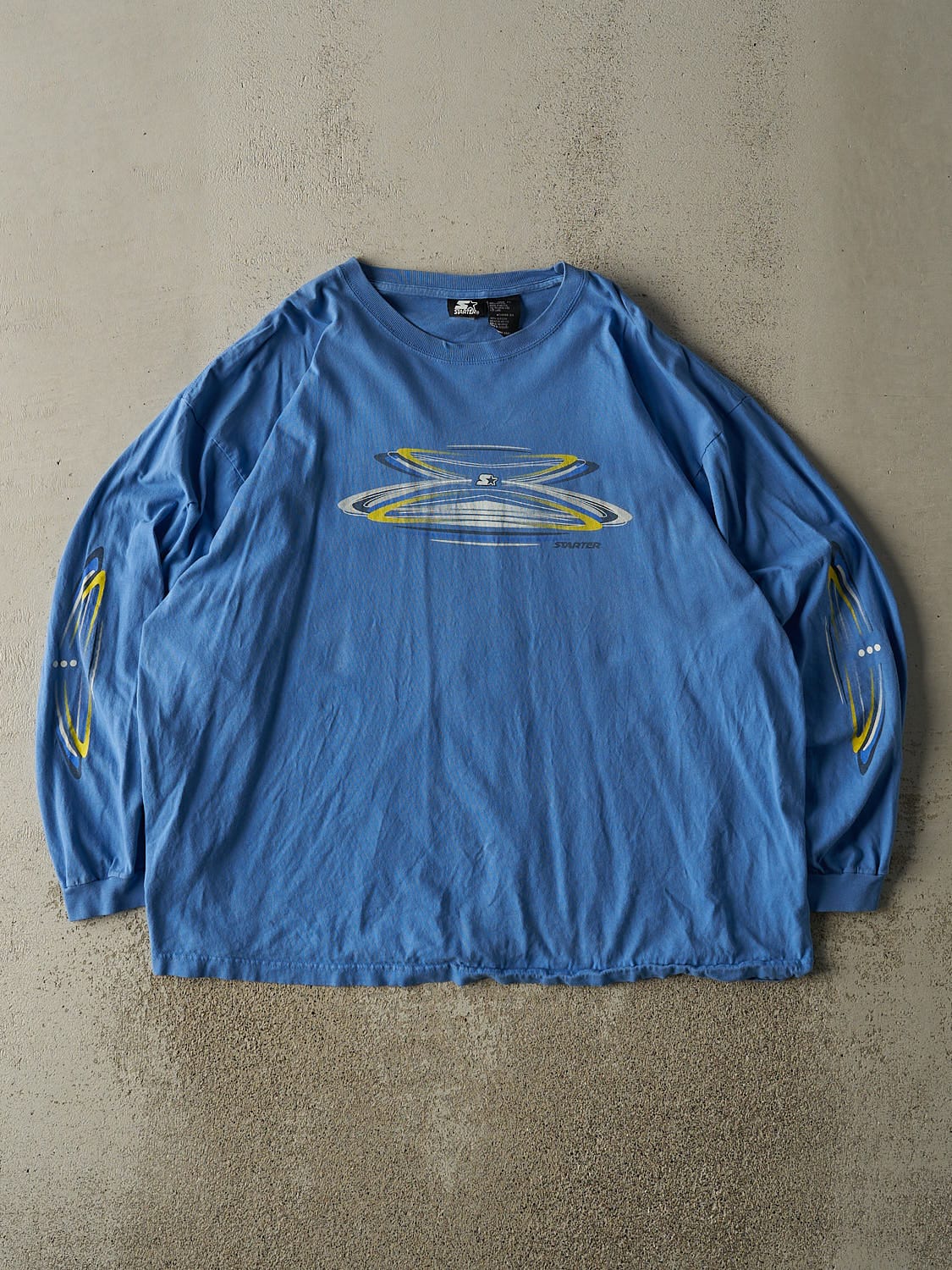 Vintage Y2K Blue Starter Logo Long Sleeve (XL/XXL)