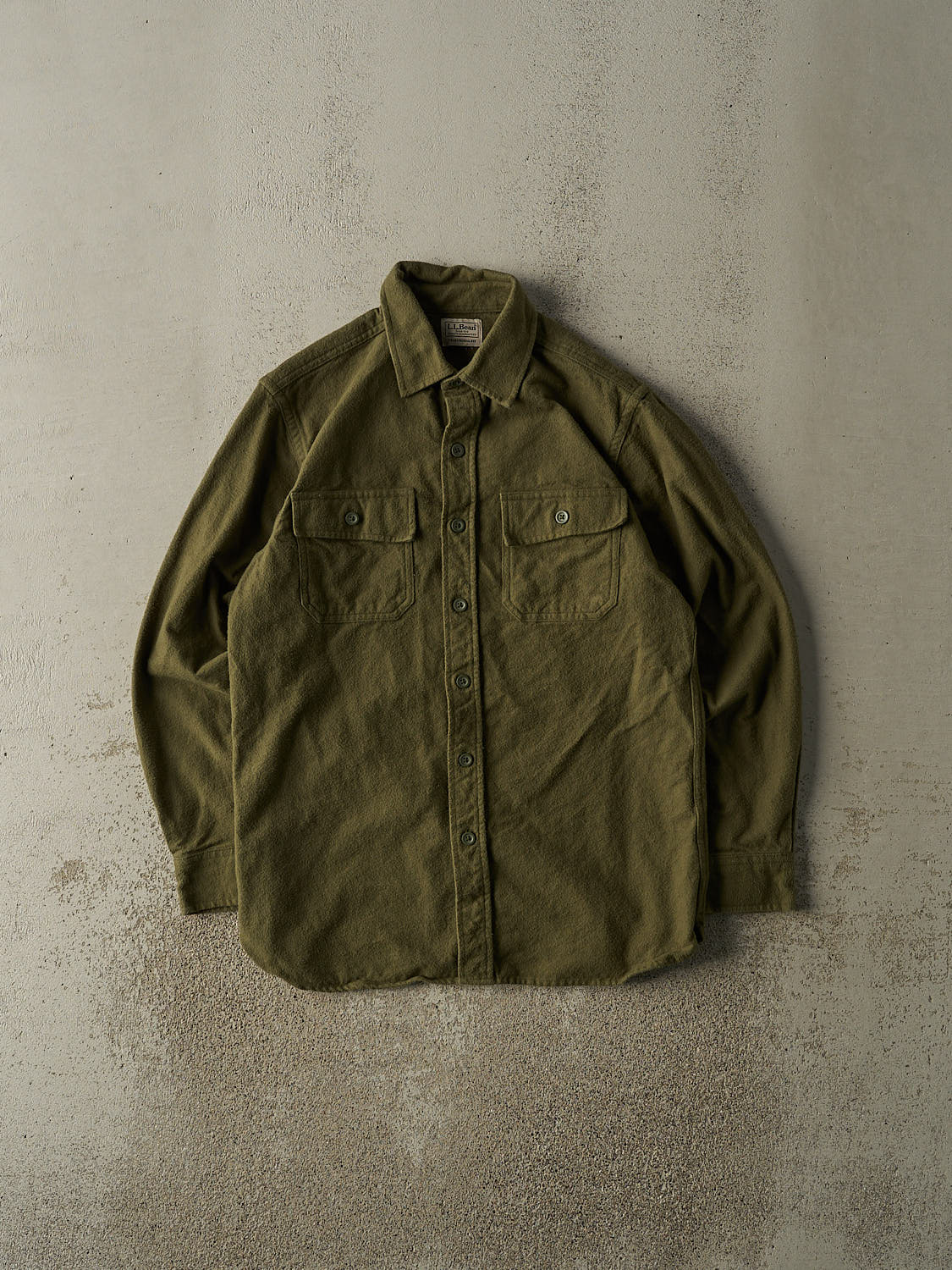 Vintage 90s Green LL Bean Button Up Long Sleeve (M/L)