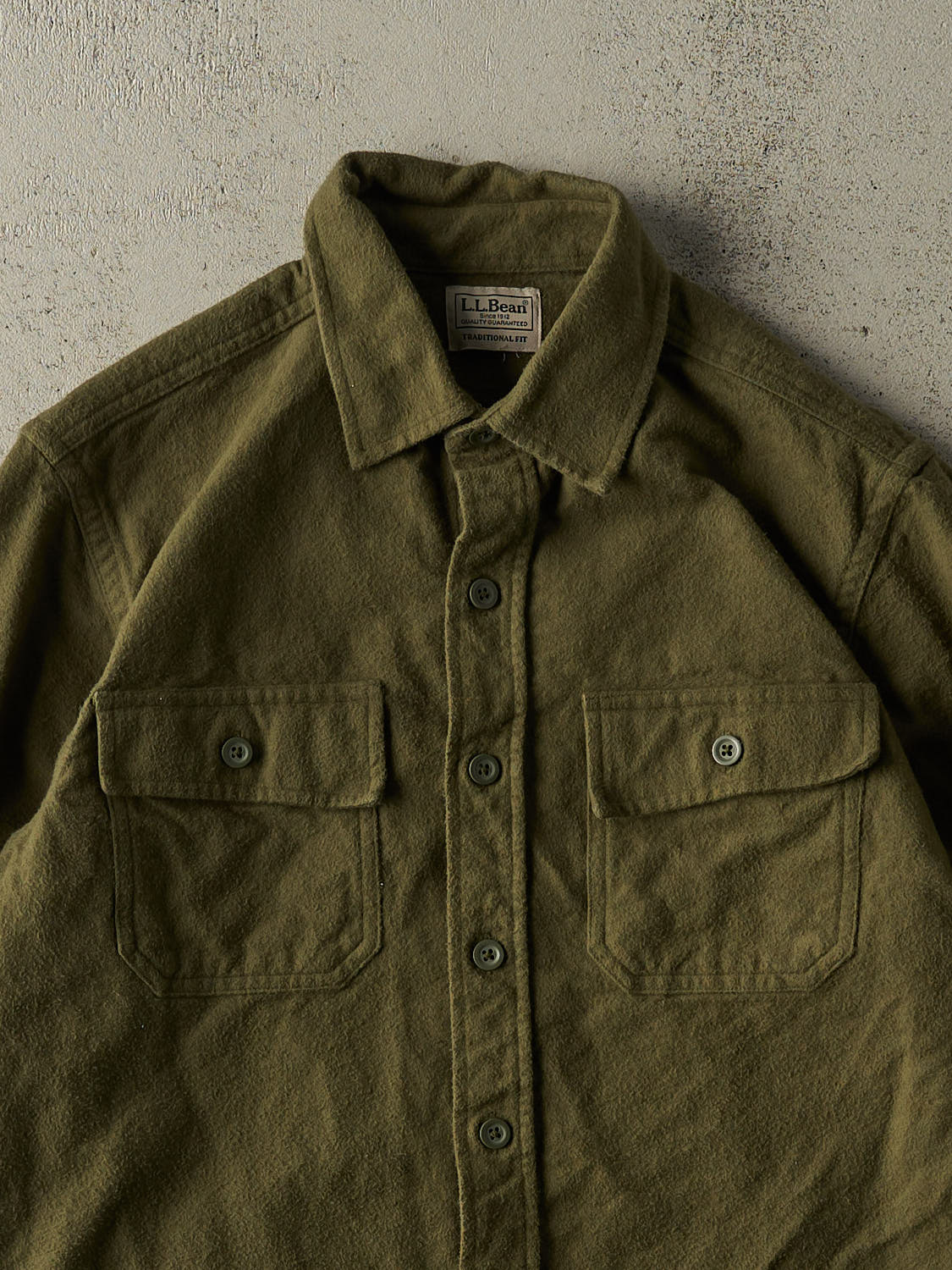 Vintage 90s Green LL Bean Button Up Long Sleeve (M/L)