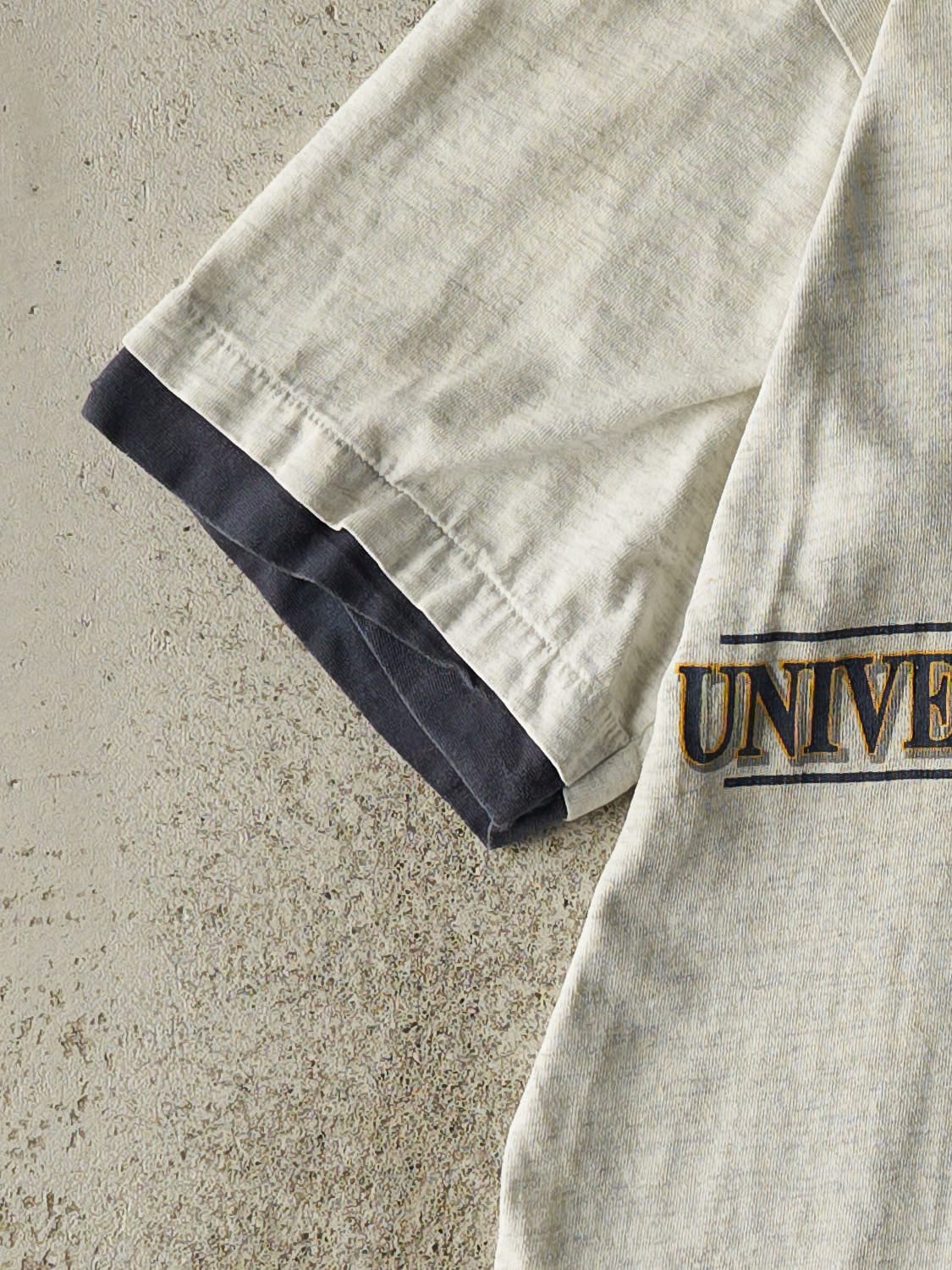 Vintage 90s Heather Grey University of Notre Dame Tee (L/XL)