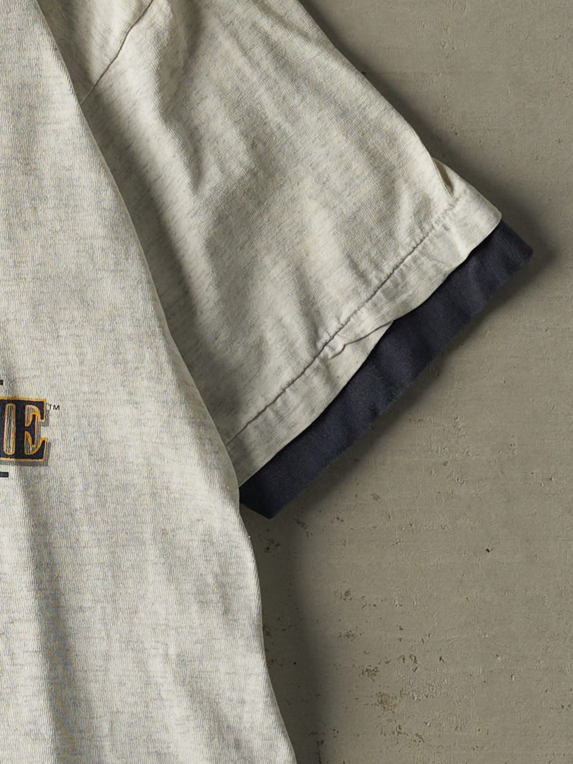 Vintage 90s Heather Grey University of Notre Dame Tee (L/XL)