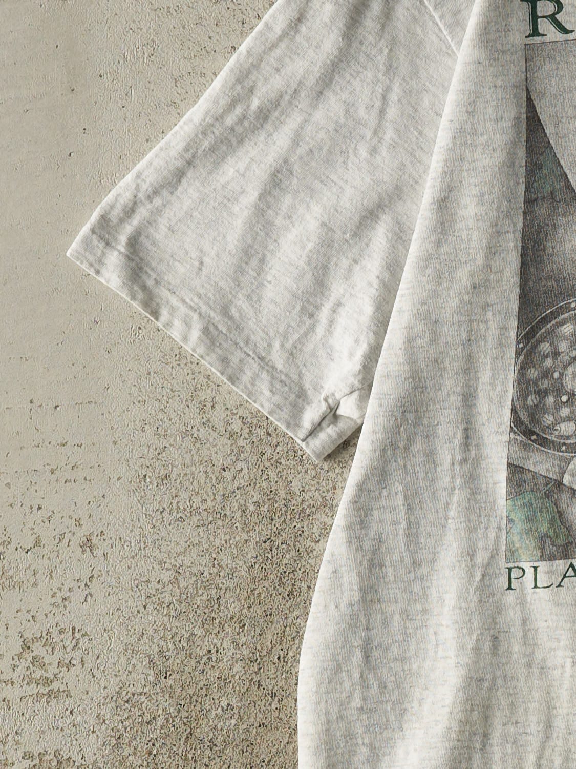 Vintage 94' Heather Grey Fishing Slogan Tee (M/L)