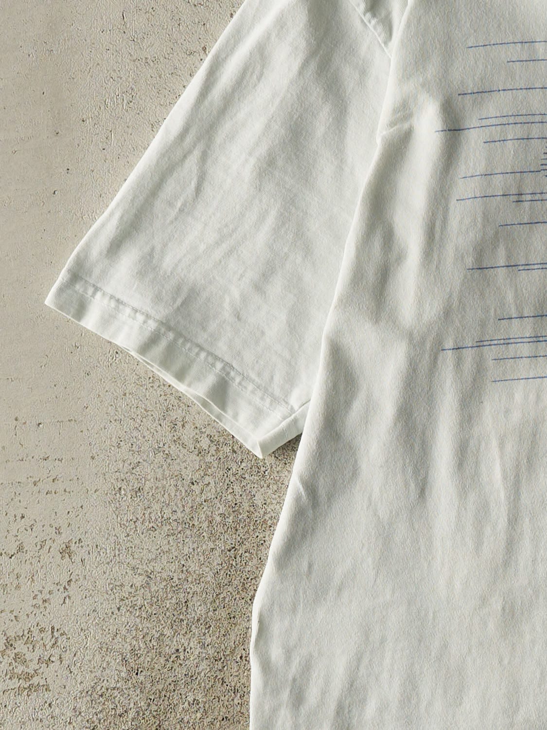Vintage 80s White Kawasaki Jet Ski Tee (M/L)