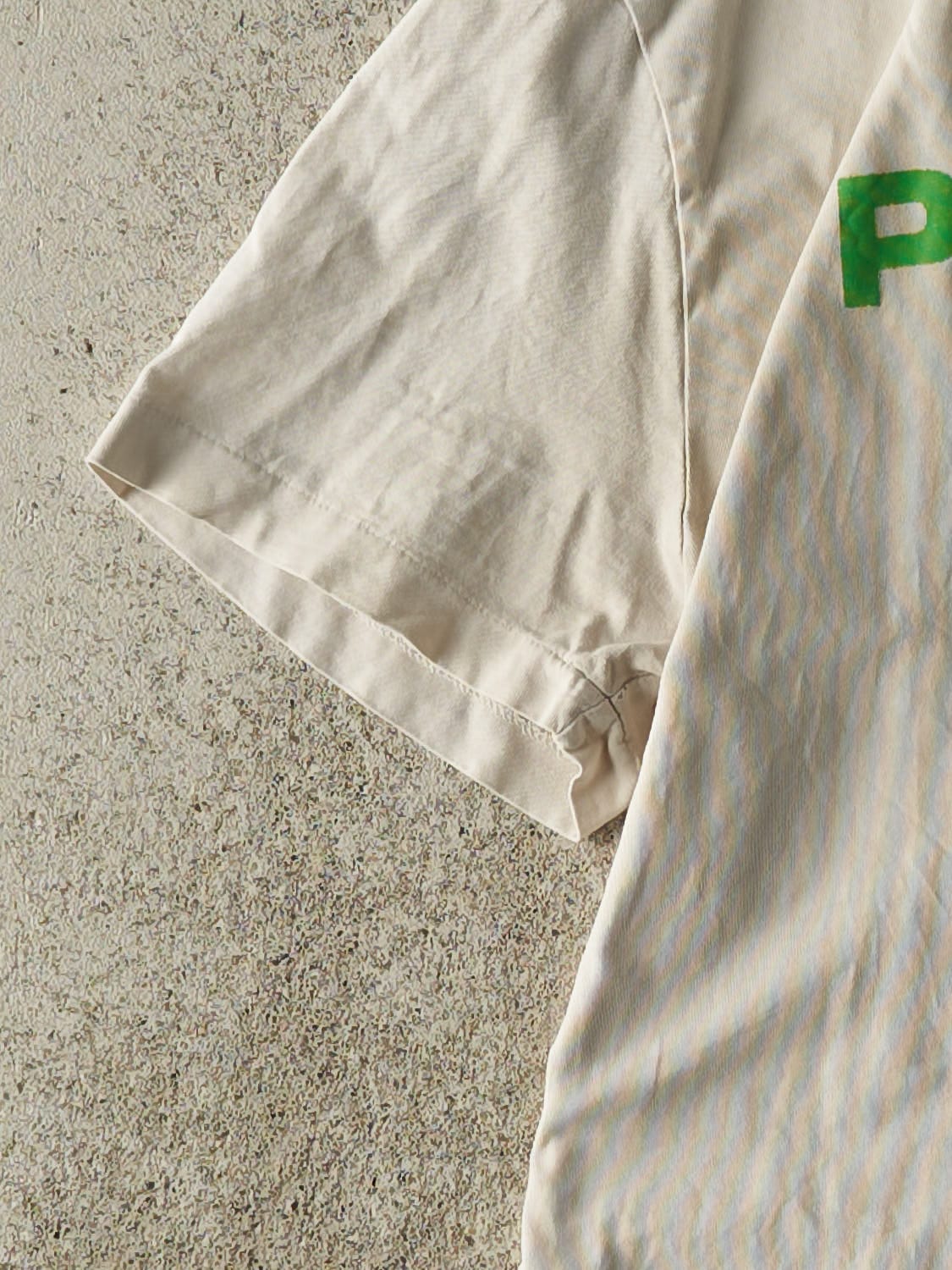 Vintage Y2K Beige Polo Sport Ralph Lauren Tee (M/L)