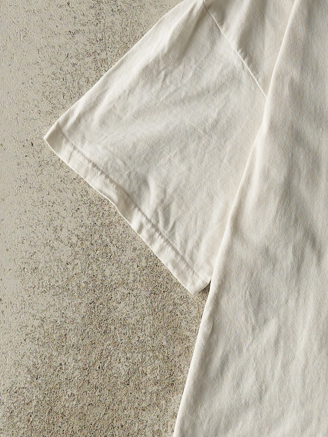 Vintage 90s White Nike Logo Tee (L/XL)
