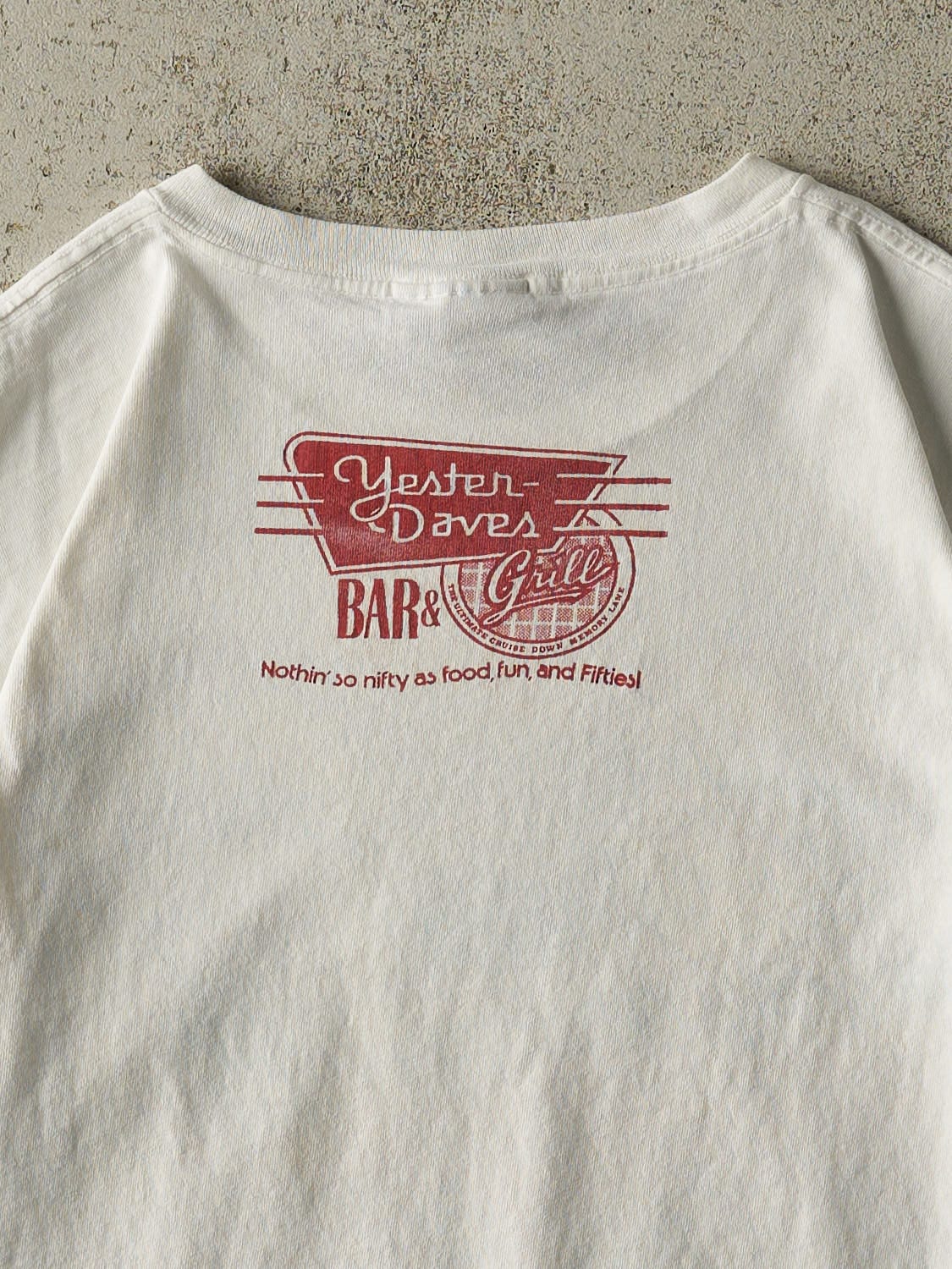 Vintage 90s White Ford Classic Car Tee (L)