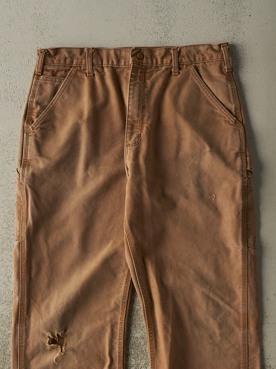 Vintage Y2K Beige Carhartt Carpenter Pants (34x31.5)