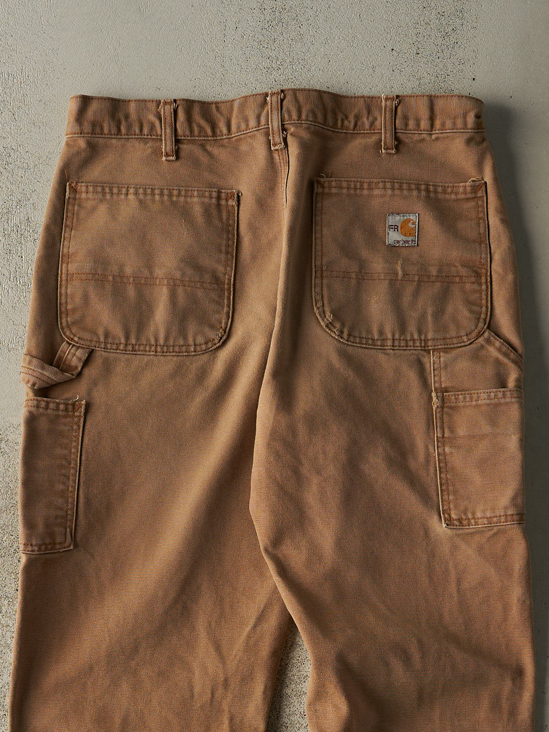 Vintage Y2K Beige Carhartt Carpenter Pants (34x31.5)