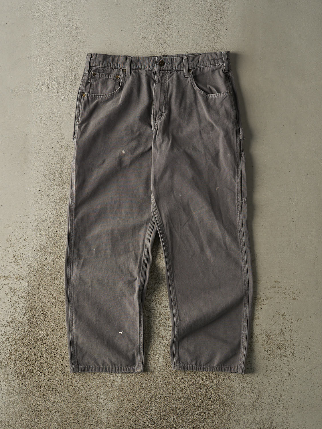 Vintage Y2K Grey Carhartt Carpenter Pants (35x29)