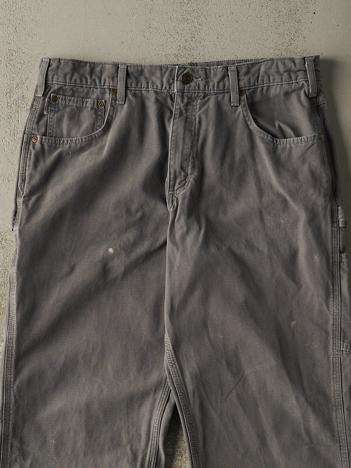 Vintage Y2K Grey Carhartt Carpenter Pants (35x29)