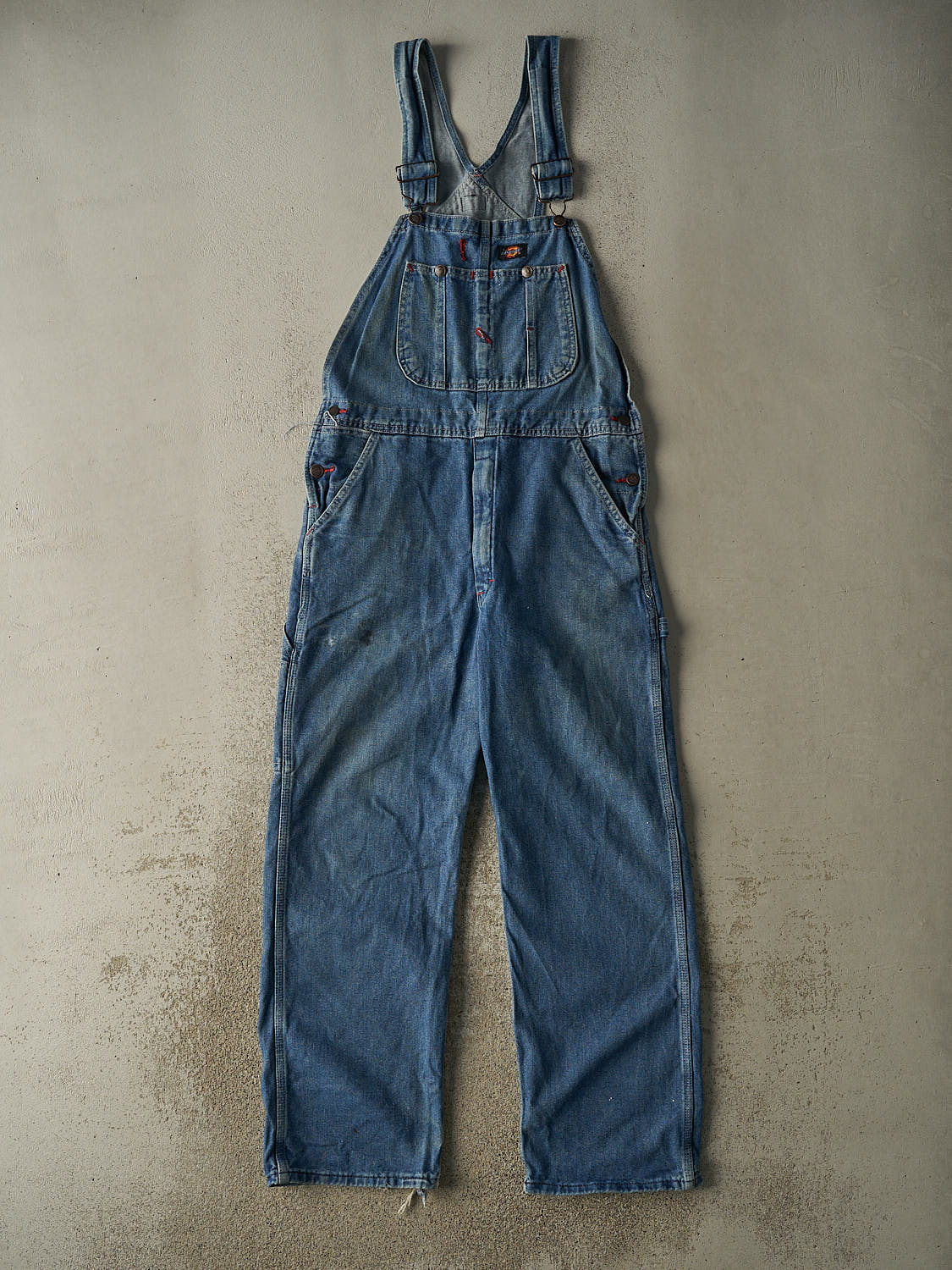 Vintage 90s Dark Wash Dickies Carpenter Overalls (34x30)
