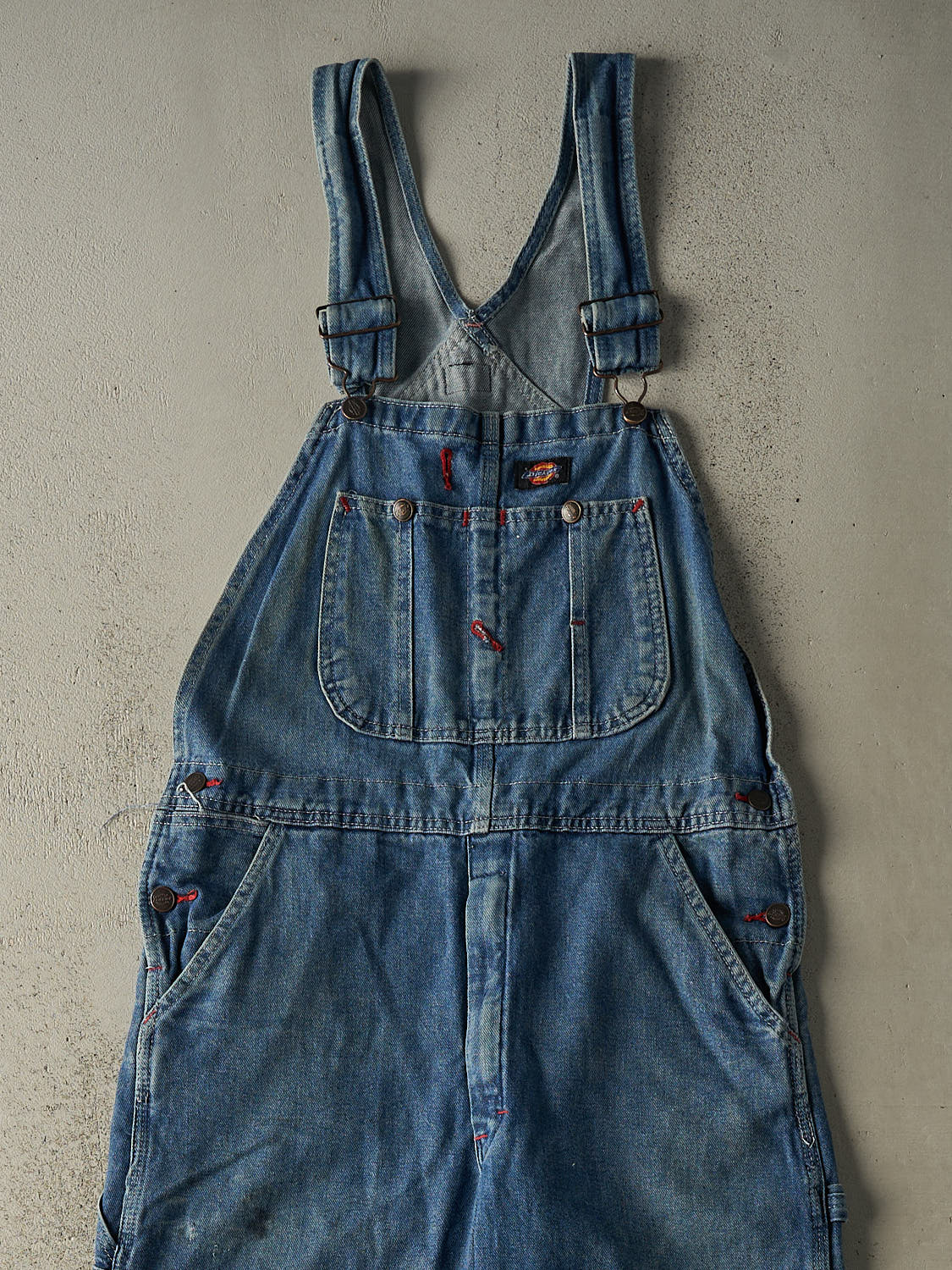Vintage 90s Dark Wash Dickies Carpenter Overalls (34x30)