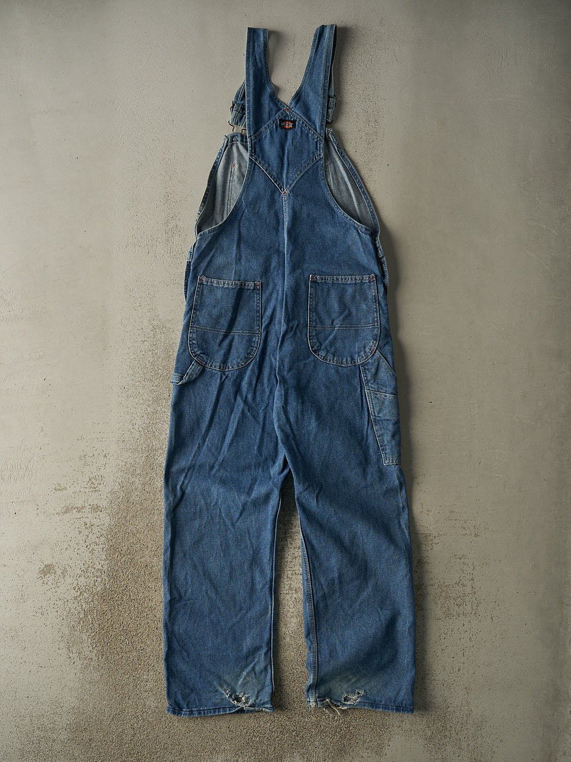 Vintage 90s Dark Wash Dickies Carpenter Overalls (34x30)