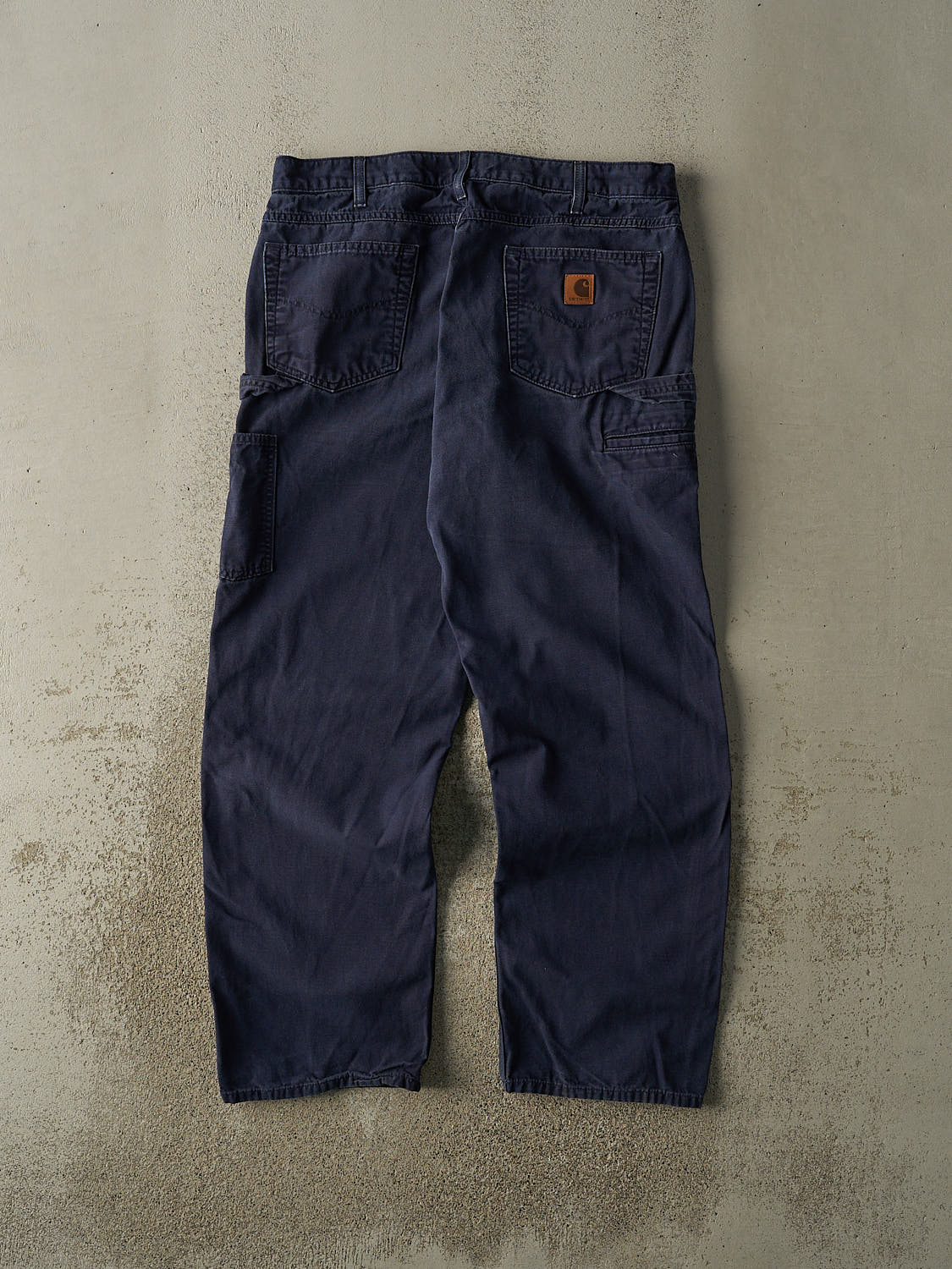 Vintage Y2K Navy Blue Carhartt Carpenter Pants (36x31.5)