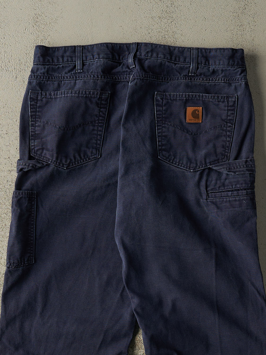 Vintage Y2K Navy Blue Carhartt Carpenter Pants (36x31.5)