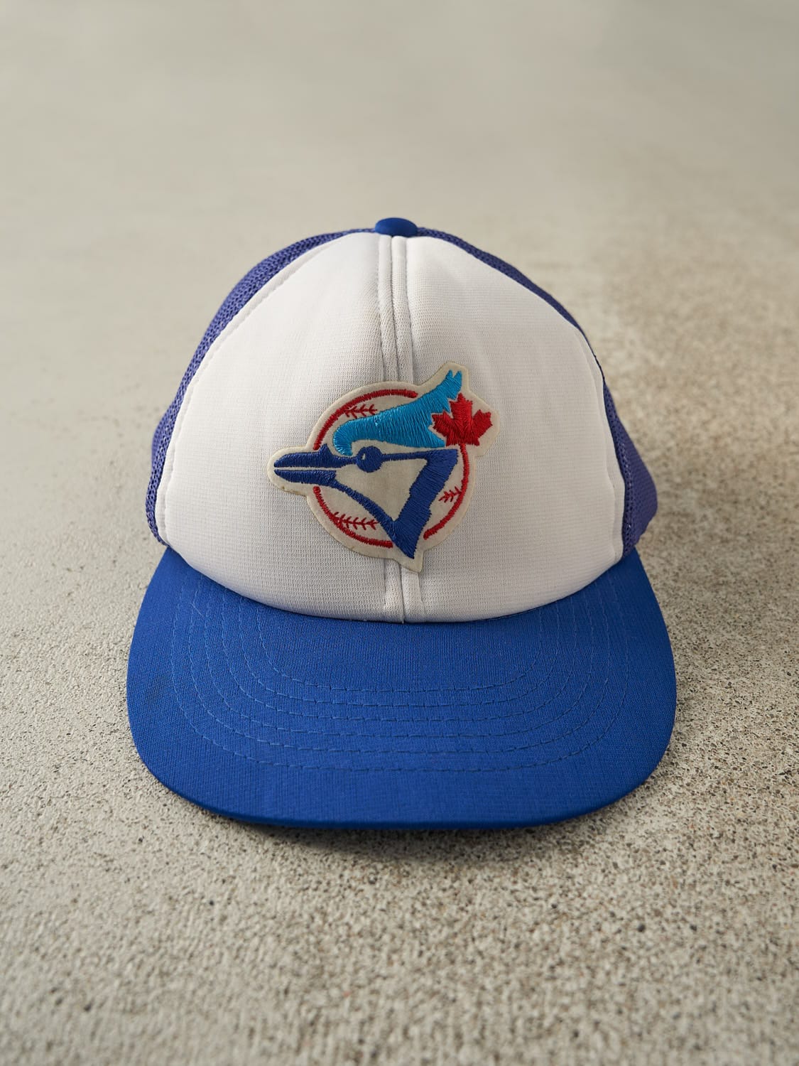 Vintage 80s Blue & White Toronto Blue Jays Foam Trucker (O/S)
