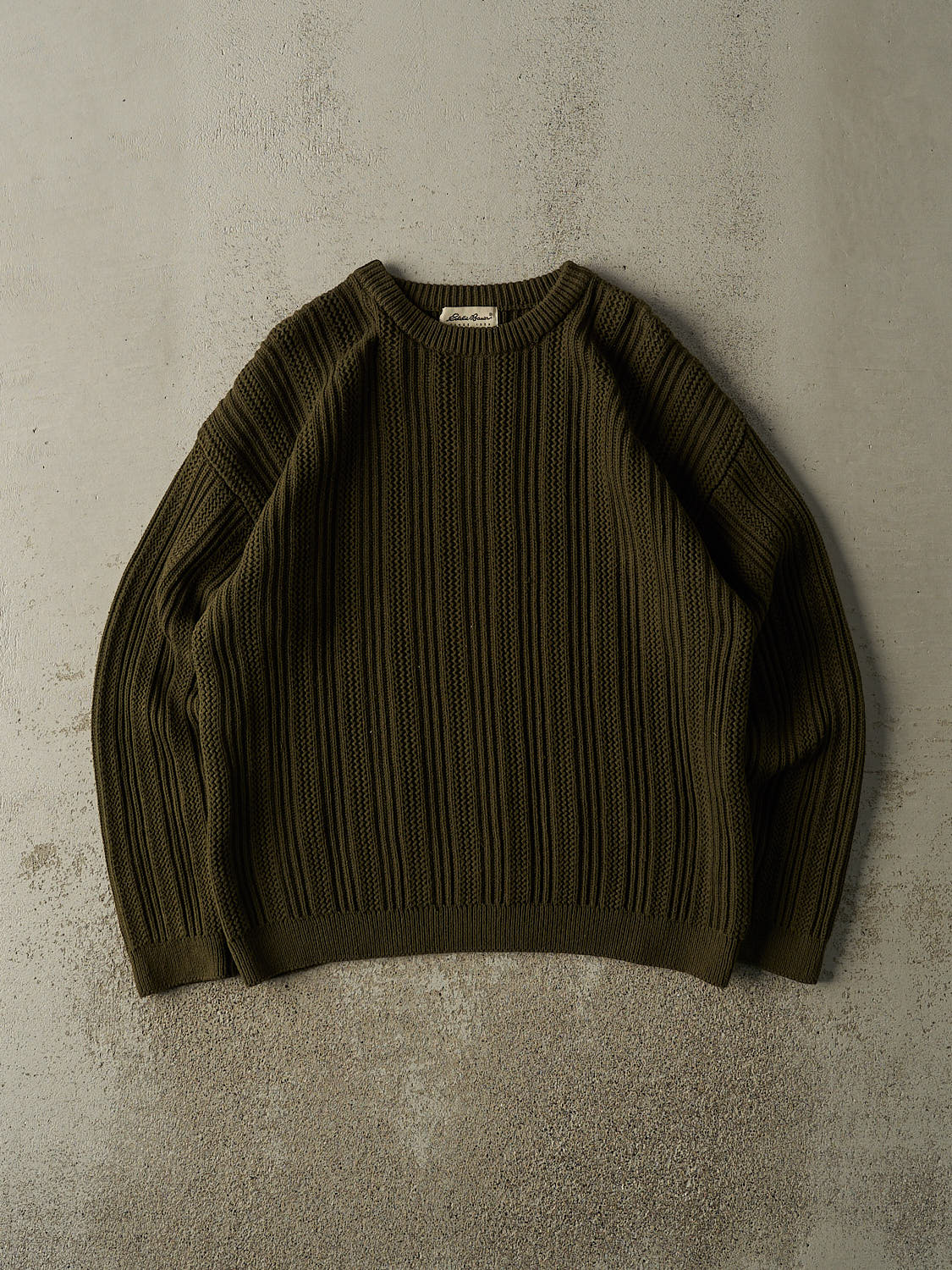 Vintage 90s Green Eddie Bauer Textured Knit (M/L)
