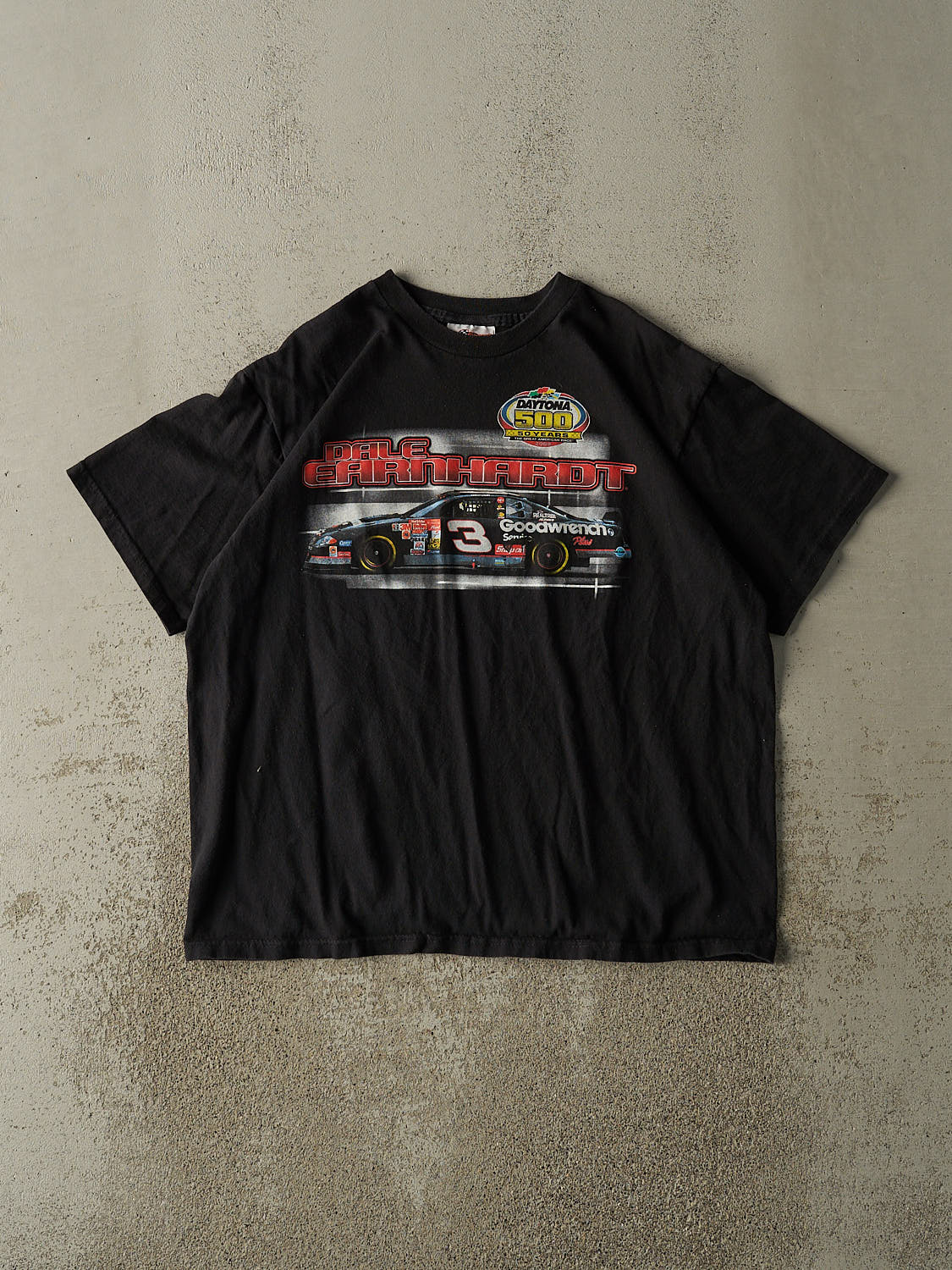 Vintage 08' Black Nascar Racing Dale Earnhardt Tee (L/XL)