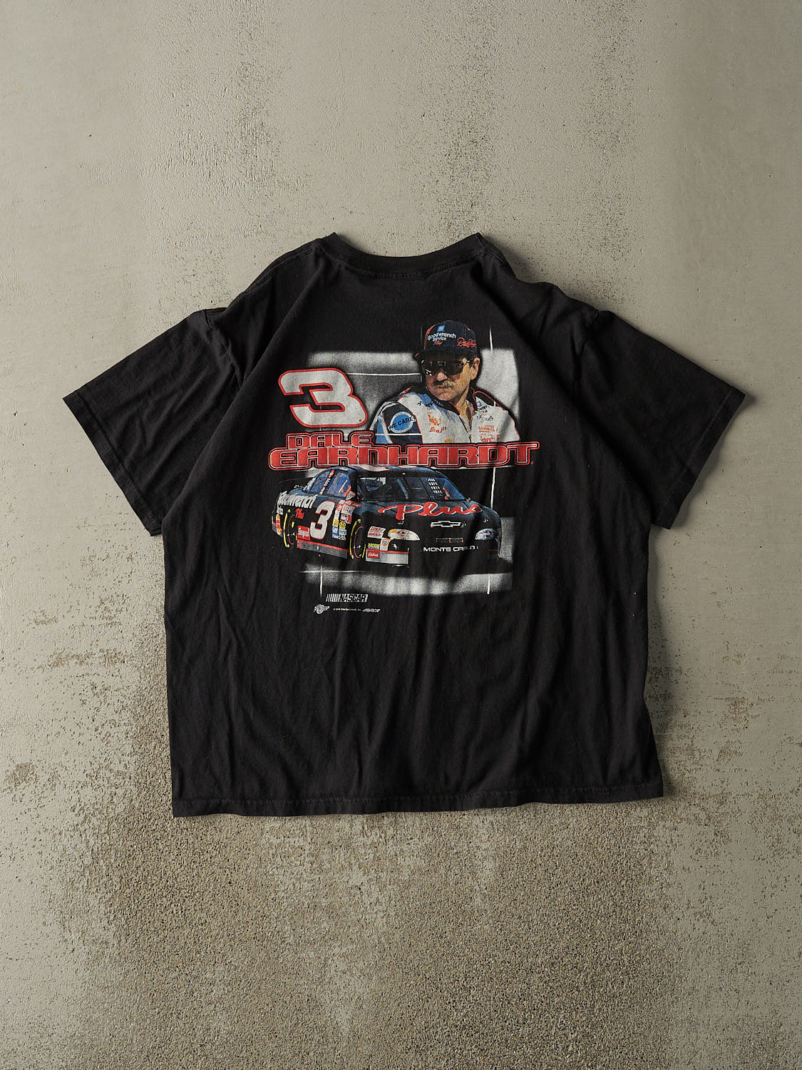 Vintage 08' Black Nascar Racing Dale Earnhardt Tee (L/XL)