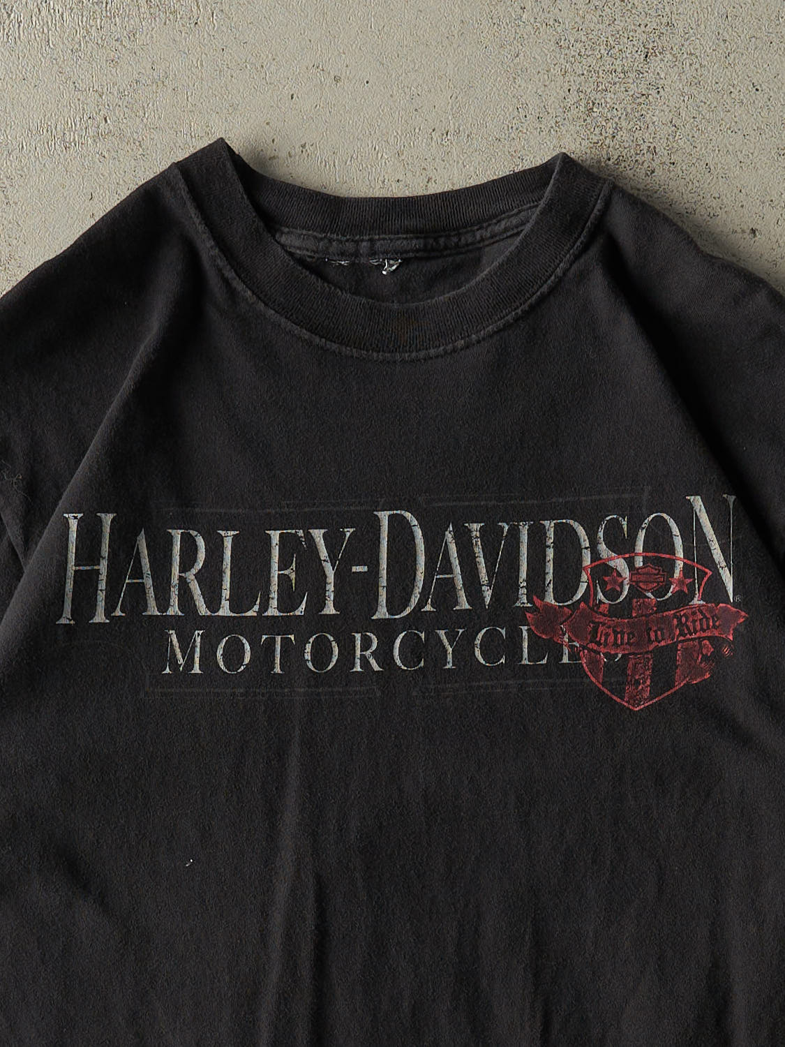 Vintage Y2K Black Harley Davidson Kingston ON Tee (XS/S)