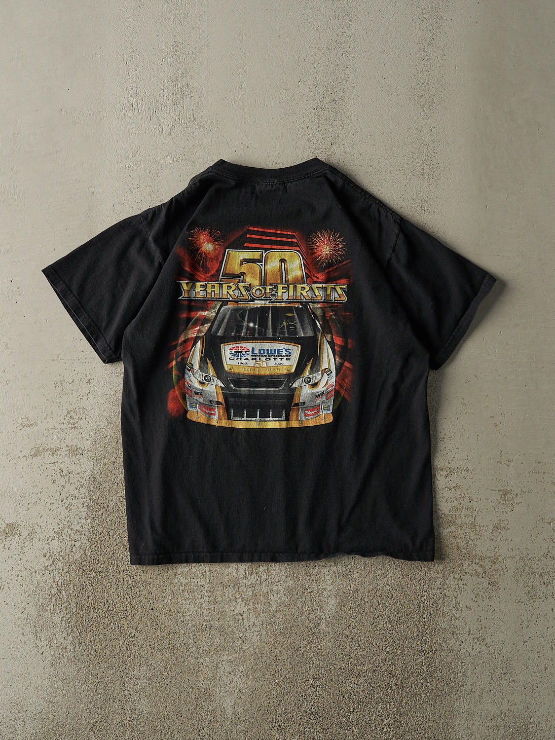 Vintage 09' Black Nascar Lowes Racing Tee (M/L)