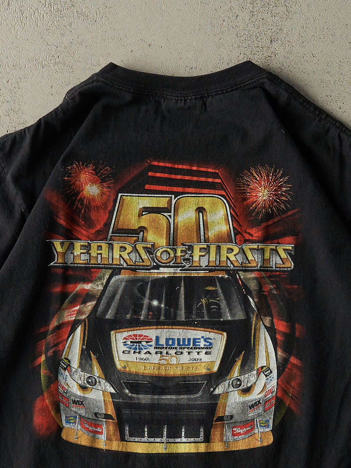Vintage 09' Black Nascar Lowes Racing Tee (M/L)
