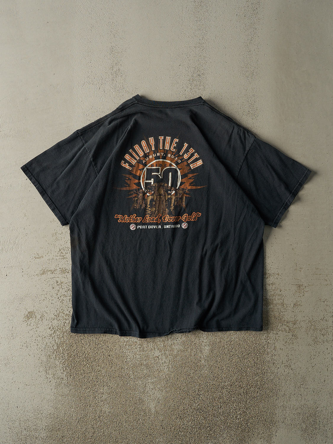 Vintage 10' Black Friday the 13th Bikers Night Tee (XL/XXL)