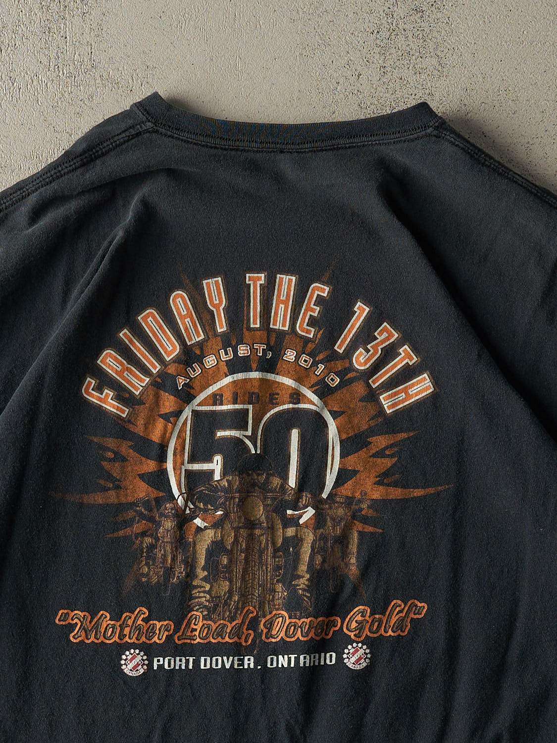Vintage 10' Black Friday the 13th Bikers Night Tee (XL/XXL)