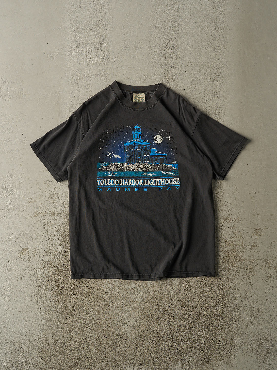 Vintage 90s Faded Black Toledo Tee (M/L)