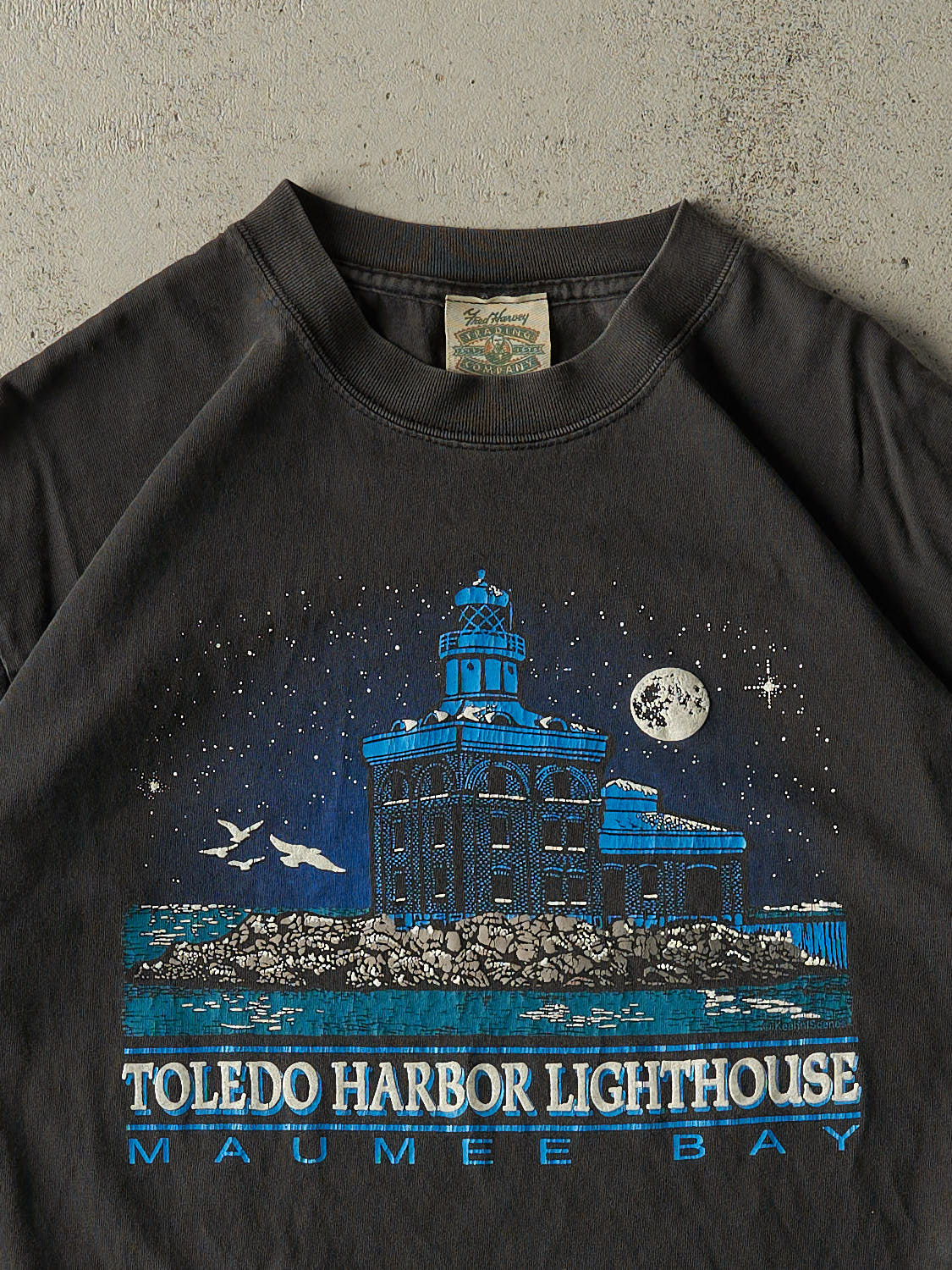 Vintage 90s Faded Black Toledo Tee (M/L)