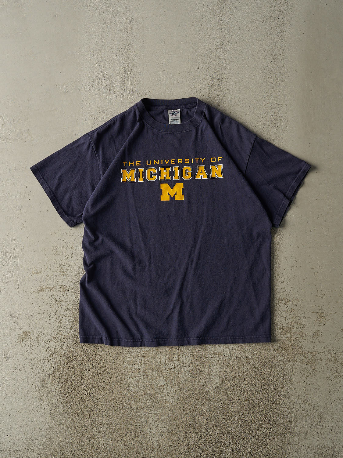 Vintage 90s Navy Blue University of Michigan Tee (L)