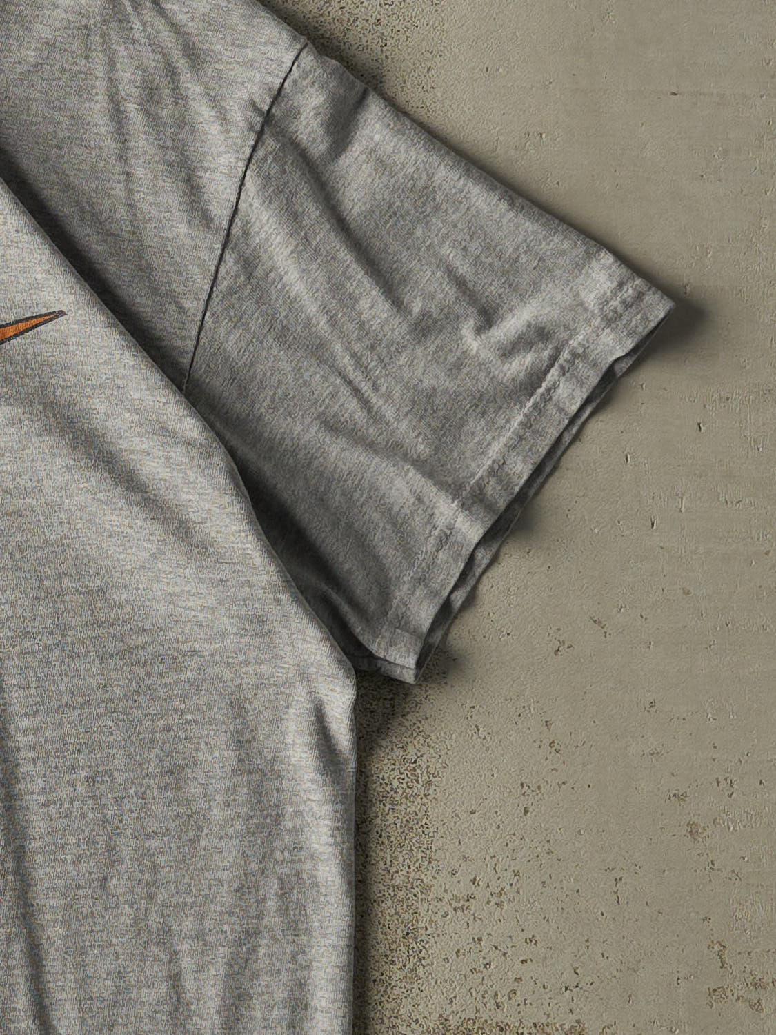 Vintage 90s Grey Fishing Salmon Slogan Tee (M/L)