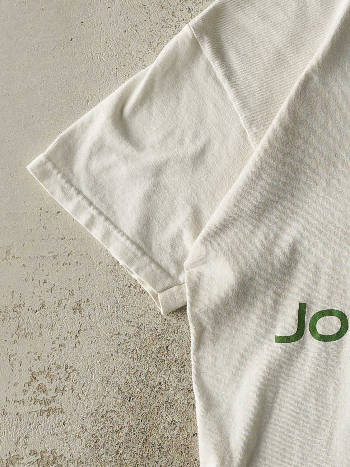 Vintage Y2K White John Deere Tee (XS)