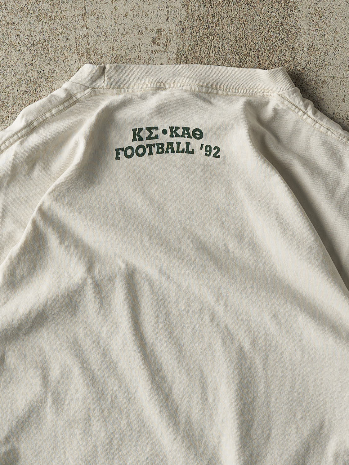 Vintage 92' White Ohio State Football Long Sleeve (L/XL)